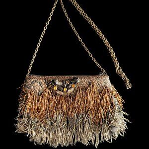 Mary Frances beaded crossbody purse